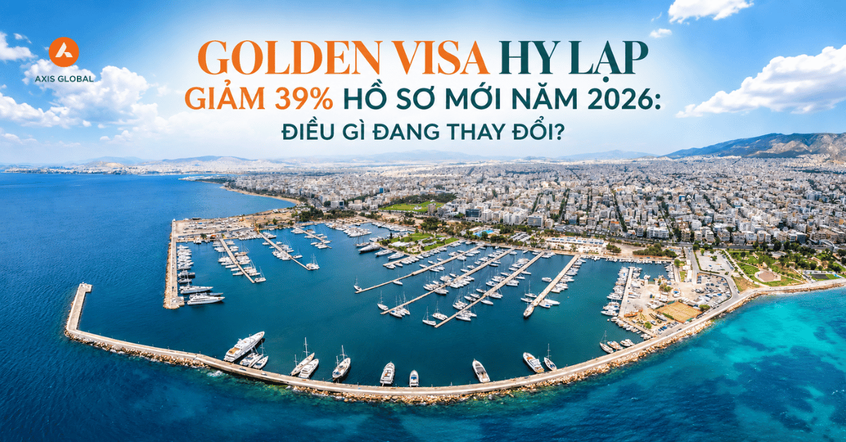 GOLDEN VISA HY LẠP GIẢM 39% HỒ SƠ MỚI NĂM 2026: ĐIỀU GÌ ĐANG THAY ĐỔI?
