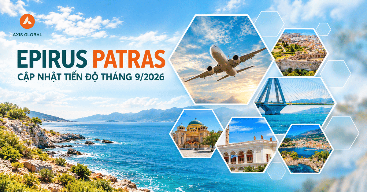 DỰ ÁN EPIRUS TẠI PATRAS CẬP NHẬT TIẾN ĐỘ THÁNG 9/2026: GIAI ĐOẠN 1 CHỈ CÒN 3 CĂN